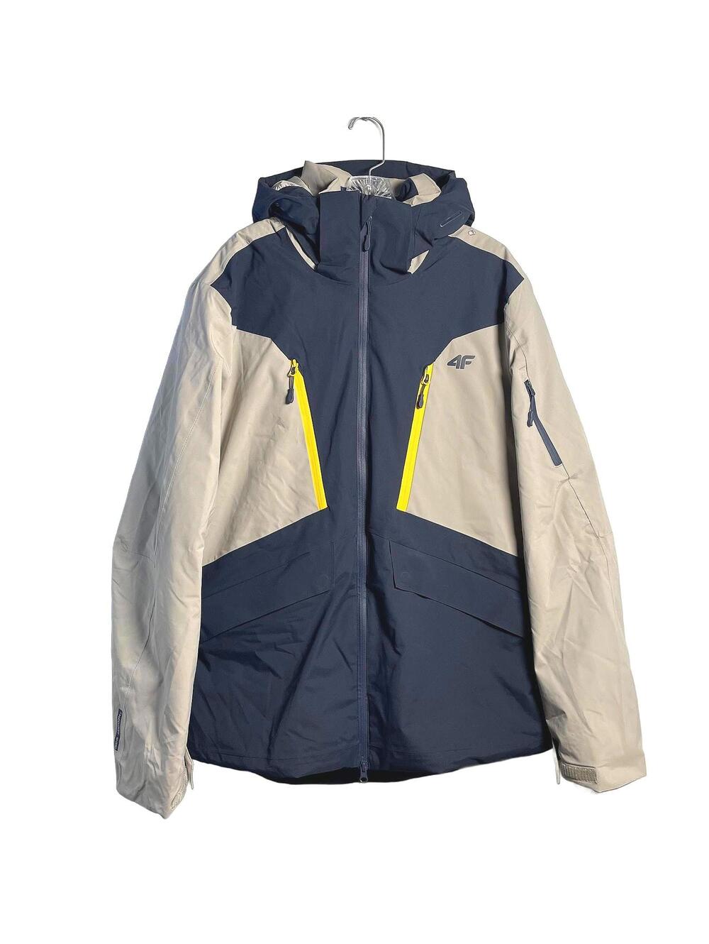 Men’s 4F Ski Jacket 10,000 Membrane Navy & Tan Size XL